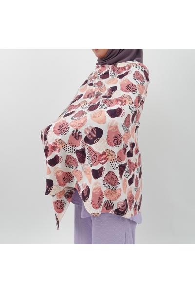 Limited Edition Maternity Nursing Cover Printed in Peachy Dots